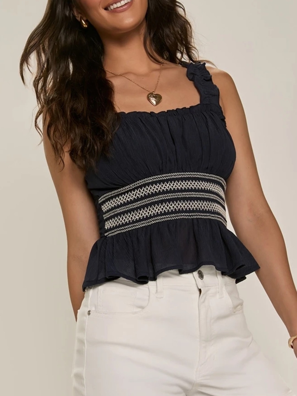 Francesca's Robin Ruched Top
